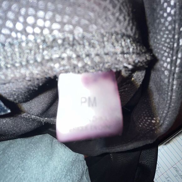 Tahari black pull-on snake skin leggings PM - Picture 5 of 6